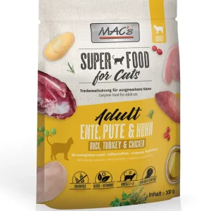 Letzte Chance MAC's Cat Adult Ente, Pute & Huhn 300g Katzentrockenfutter